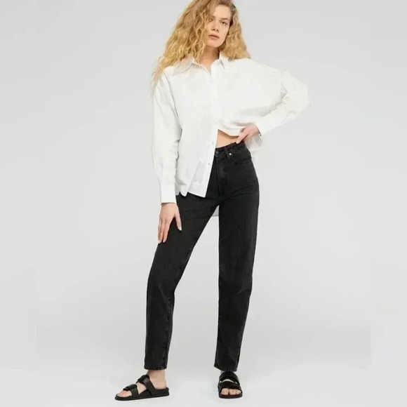 Outland Denim - OUTLAND Abigail High Rise Slim Tapered Jeans
